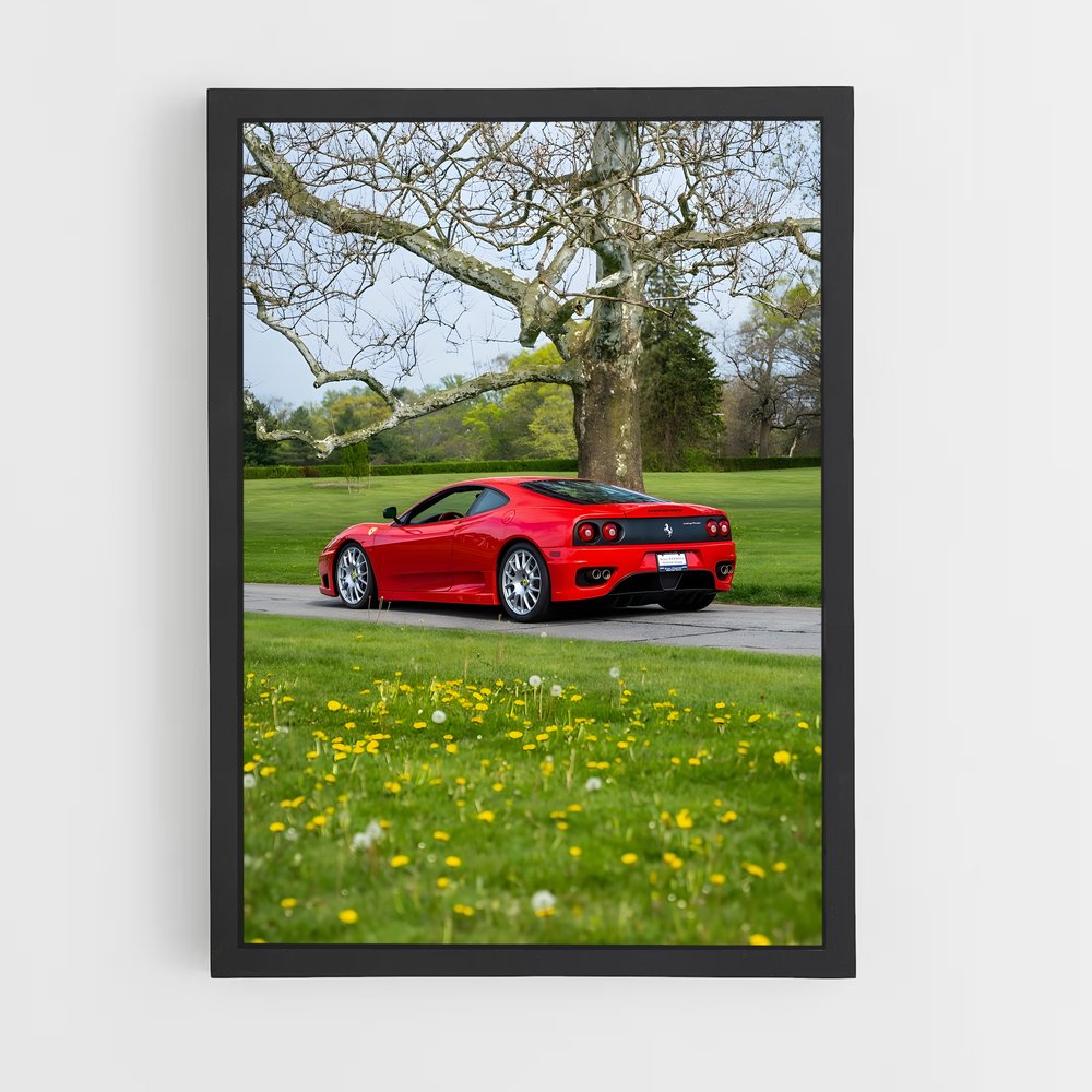 Poster Ferrari au Parc (vue 2)